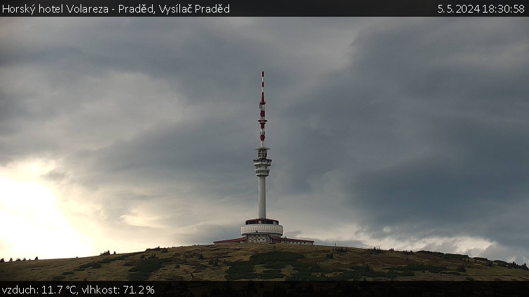 Horský hotel Volareza - Praděd - Vysílač Praděd - 5.5.2024 v 18:30