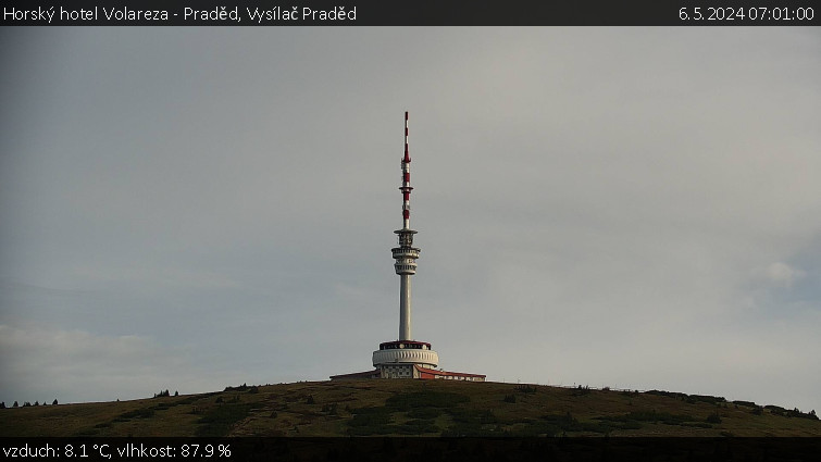 Horský hotel Volareza - Praděd - Vysílač Praděd - 6.5.2024 v 07:01