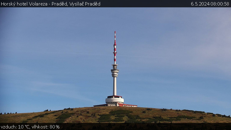 Horský hotel Volareza - Praděd - Vysílač Praděd - 6.5.2024 v 08:00