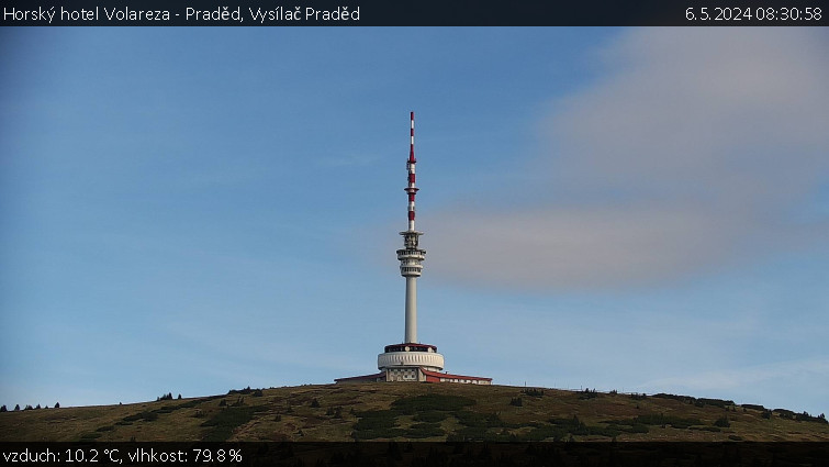 Horský hotel Volareza - Praděd - Vysílač Praděd - 6.5.2024 v 08:30