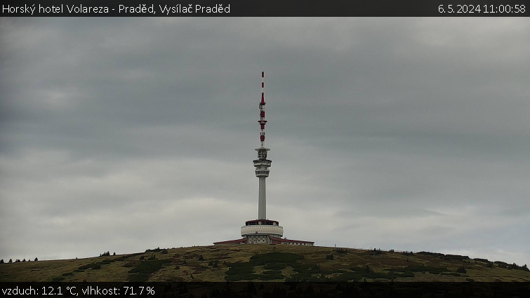 Horský hotel Volareza - Praděd - Vysílač Praděd - 6.5.2024 v 11:00