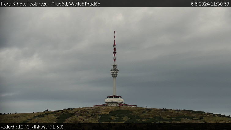 Horský hotel Volareza - Praděd - Vysílač Praděd - 6.5.2024 v 11:30