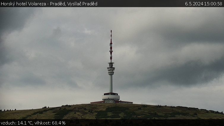 Horský hotel Volareza - Praděd - Vysílač Praděd - 6.5.2024 v 15:00