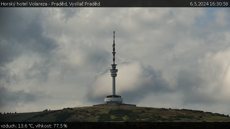 Horský hotel Volareza - Praděd - Vysílač Praděd - 6.5.2024 v 16:30