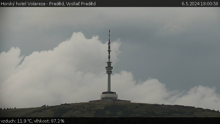 Horský hotel Volareza - Praděd - Vysílač Praděd - 6.5.2024 v 18:00