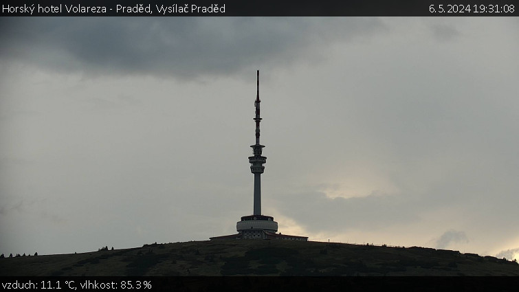 Horský hotel Volareza - Praděd - Vysílač Praděd - 6.5.2024 v 19:31