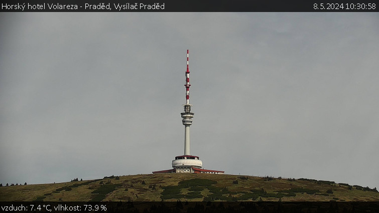Horský hotel Volareza - Praděd - Vysílač Praděd - 8.5.2024 v 10:30