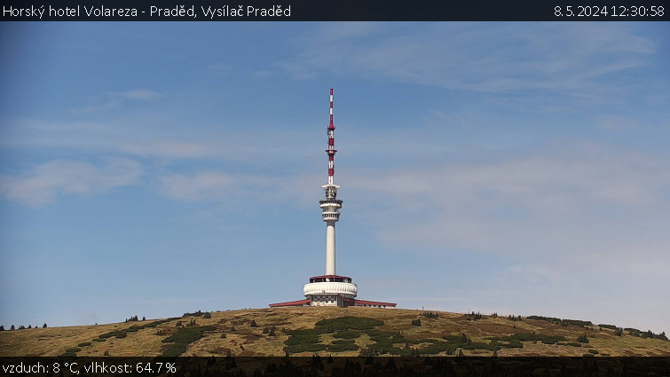 Horský hotel Volareza - Praděd - Vysílač Praděd - 8.5.2024 v 12:30