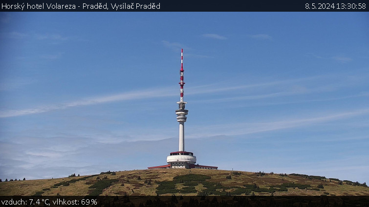 Horský hotel Volareza - Praděd - Vysílač Praděd - 8.5.2024 v 13:30