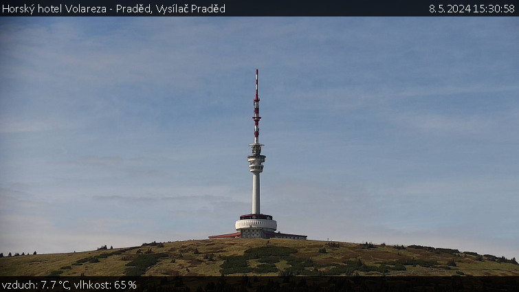Horský hotel Volareza - Praděd - Vysílač Praděd - 8.5.2024 v 15:30