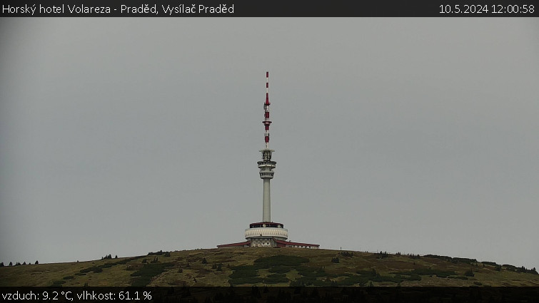Horský hotel Volareza - Praděd - Vysílač Praděd - 10.5.2024 v 12:00