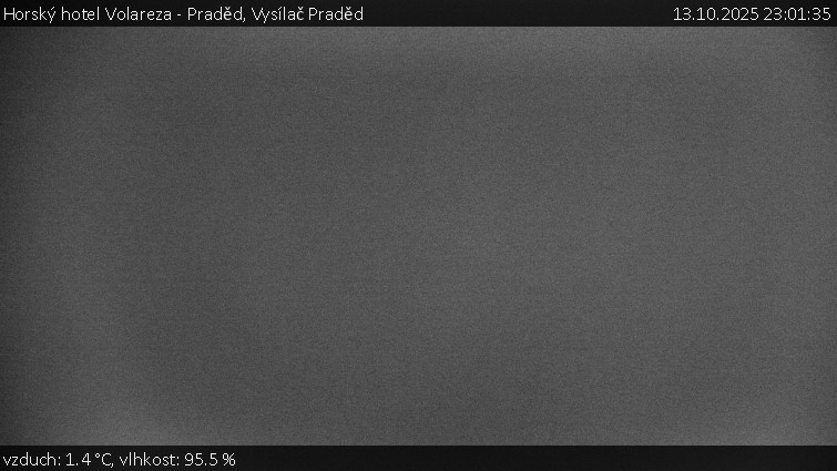 Horský hotel Volareza - Praděd - Vysílač Praděd - 13.10.2025 v 23:01 Horský hotel Volareza - Praděd - Vysílač Praděd - 13.10.2025 v 23:01