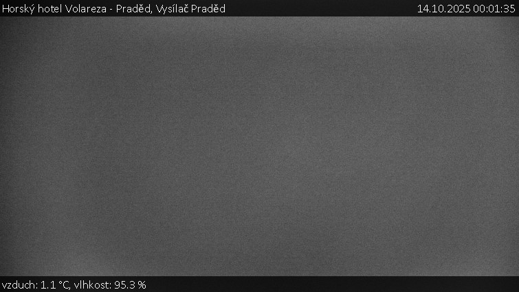Horský hotel Volareza - Praděd - Vysílač Praděd - 14.10.2025 v 00:01 Horský hotel Volareza - Praděd - Vysílač Praděd - 14.10.2025 v 00:01