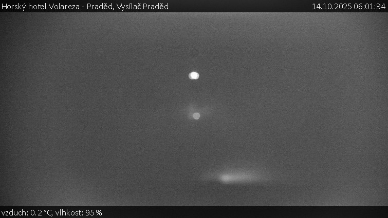Horský hotel Volareza - Praděd - Vysílač Praděd - 14.10.2025 v 06:01 Horský hotel Volareza - Praděd - Vysílač Praděd - 14.10.2025 v 06:01