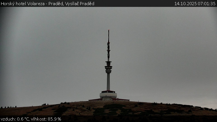 Horský hotel Volareza - Praděd - Vysílač Praděd - 14.10.2025 v 07:01 Horský hotel Volareza - Praděd - Vysílač Praděd - 14.10.2025 v 07:01