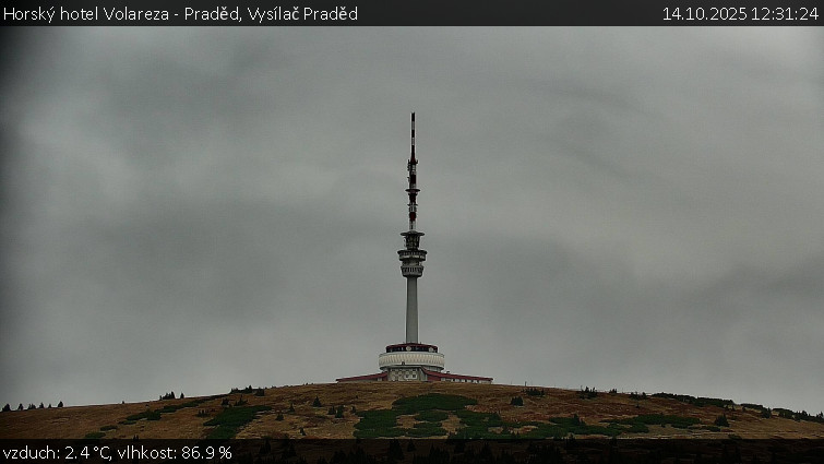 Horský hotel Volareza - Praděd - Vysílač Praděd - 14.10.2025 v 12:31 Horský hotel Volareza - Praděd - Vysílač Praděd - 14.10.2025 v 12:31