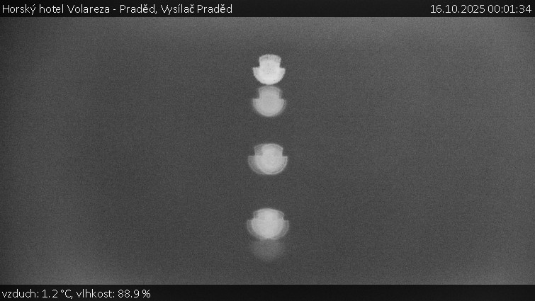 Horský hotel Volareza - Praděd - Vysílač Praděd - 16.10.2025 v 00:01 Horský hotel Volareza - Praděd - Vysílač Praděd - 16.10.2025 v 00:01