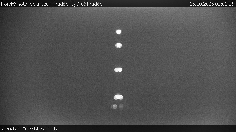 Horský hotel Volareza - Praděd - Vysílač Praděd - 16.10.2025 v 03:01 Horský hotel Volareza - Praděd - Vysílač Praděd - 16.10.2025 v 03:01