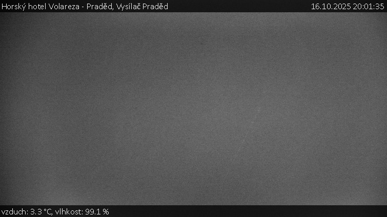 Horský hotel Volareza - Praděd - Vysílač Praděd - 16.10.2025 v 20:01 Horský hotel Volareza - Praděd - Vysílač Praděd - 16.10.2025 v 20:01