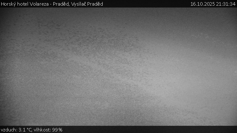 Horský hotel Volareza - Praděd - Vysílač Praděd - 16.10.2025 v 21:31 Horský hotel Volareza - Praděd - Vysílač Praděd - 16.10.2025 v 21:31