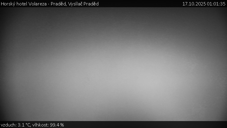 Horský hotel Volareza - Praděd - Vysílač Praděd - 17.10.2025 v 01:01 Horský hotel Volareza - Praděd - Vysílač Praděd - 17.10.2025 v 01:01