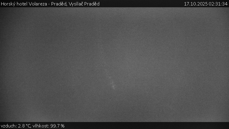 Horský hotel Volareza - Praděd - Vysílač Praděd - 17.10.2025 v 02:31 Horský hotel Volareza - Praděd - Vysílač Praděd - 17.10.2025 v 02:31