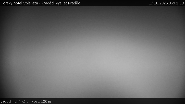 Horský hotel Volareza - Praděd - Vysílač Praděd - 17.10.2025 v 06:01 Horský hotel Volareza - Praděd - Vysílač Praděd - 17.10.2025 v 06:01