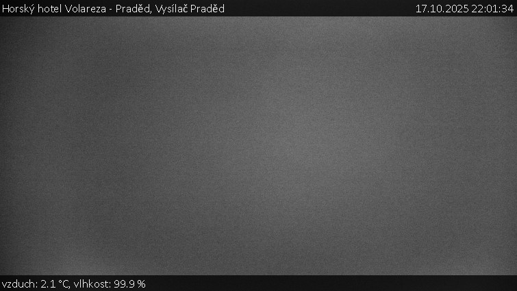 Horský hotel Volareza - Praděd - Vysílač Praděd - 17.10.2025 v 22:01 Horský hotel Volareza - Praděd - Vysílač Praděd - 17.10.2025 v 22:01