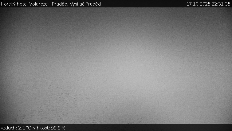 Horský hotel Volareza - Praděd - Vysílač Praděd - 17.10.2025 v 22:31 Horský hotel Volareza - Praděd - Vysílač Praděd - 17.10.2025 v 22:31