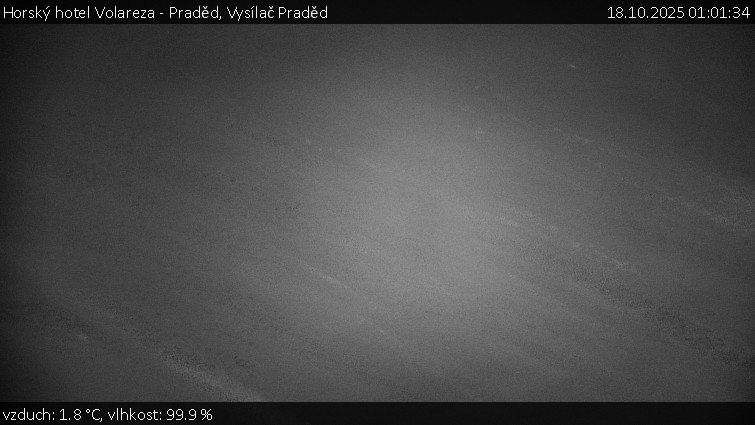 Horský hotel Volareza - Praděd - Vysílač Praděd - 18.10.2025 v 01:01 Horský hotel Volareza - Praděd - Vysílač Praděd - 18.10.2025 v 01:01