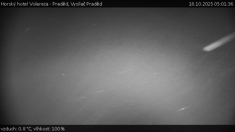 Horský hotel Volareza - Praděd - Vysílač Praděd - 18.10.2025 v 05:01 Horský hotel Volareza - Praděd - Vysílač Praděd - 18.10.2025 v 05:01