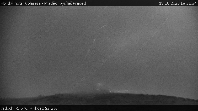 Horský hotel Volareza - Praděd - Vysílač Praděd - 18.10.2025 v 18:31 Horský hotel Volareza - Praděd - Vysílač Praděd - 18.10.2025 v 18:31