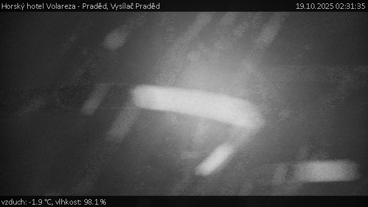 Horský hotel Volareza - Praděd - Vysílač Praděd - 19.10.2025 v 02:31 Horský hotel Volareza - Praděd - Vysílač Praděd - 19.10.2025 v 02:31