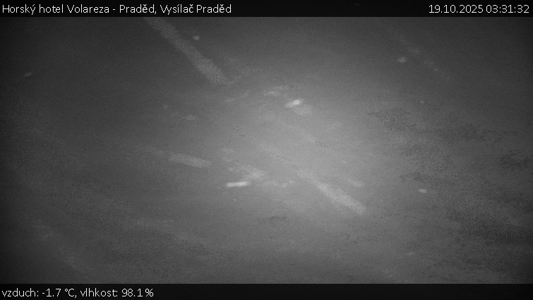 Horský hotel Volareza - Praděd - Vysílač Praděd - 19.10.2025 v 03:31 Horský hotel Volareza - Praděd - Vysílač Praděd - 19.10.2025 v 03:31