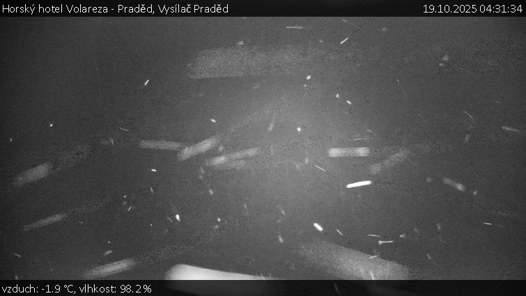 Horský hotel Volareza - Praděd - Vysílač Praděd - 19.10.2025 v 04:31 Horský hotel Volareza - Praděd - Vysílač Praděd - 19.10.2025 v 04:31