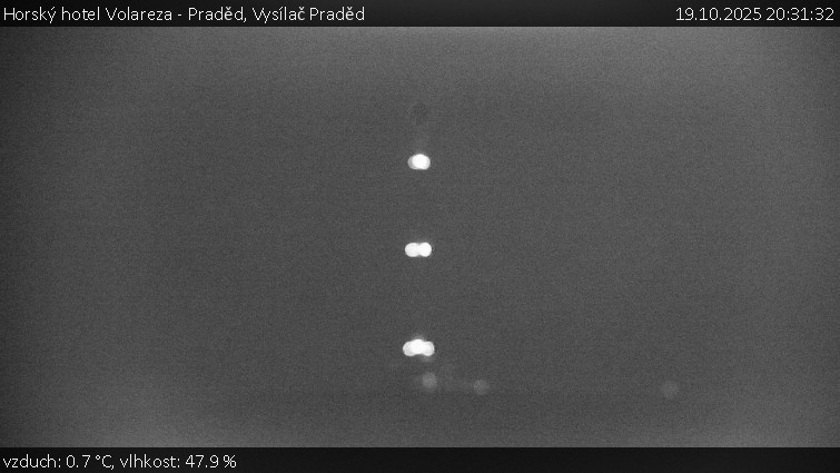 Horský hotel Volareza - Praděd - Vysílač Praděd - 19.10.2025 v 20:31 Horský hotel Volareza - Praděd - Vysílač Praděd - 19.10.2025 v 20:31