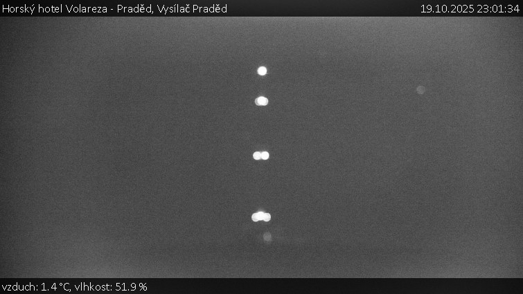 Horský hotel Volareza - Praděd - Vysílač Praděd - 19.10.2025 v 23:01 Horský hotel Volareza - Praděd - Vysílač Praděd - 19.10.2025 v 23:01
