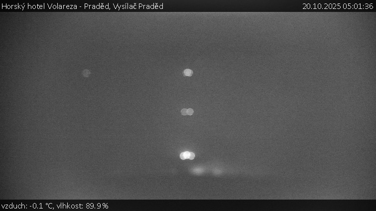 Horský hotel Volareza - Praděd - Vysílač Praděd - 20.10.2025 v 05:01 Horský hotel Volareza - Praděd - Vysílač Praděd - 20.10.2025 v 05:01