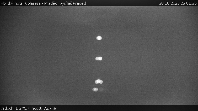 Horský hotel Volareza - Praděd - Vysílač Praděd - 20.10.2025 v 23:01 Horský hotel Volareza - Praděd - Vysílač Praděd - 20.10.2025 v 23:01