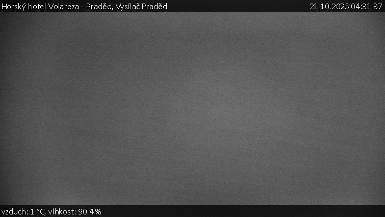 Horský hotel Volareza - Praděd - Vysílač Praděd - 21.10.2025 v 04:31 Horský hotel Volareza - Praděd - Vysílač Praděd - 21.10.2025 v 04:31