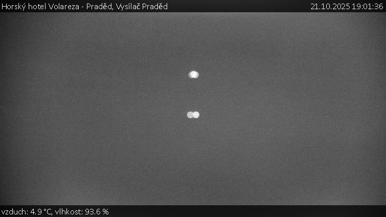 Horský hotel Volareza - Praděd - Vysílač Praděd - 21.10.2025 v 19:01 Horský hotel Volareza - Praděd - Vysílač Praděd - 21.10.2025 v 19:01