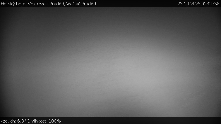 Horský hotel Volareza - Praděd - Vysílač Praděd - 23.10.2025 v 02:01 Horský hotel Volareza - Praděd - Vysílač Praděd - 23.10.2025 v 02:01