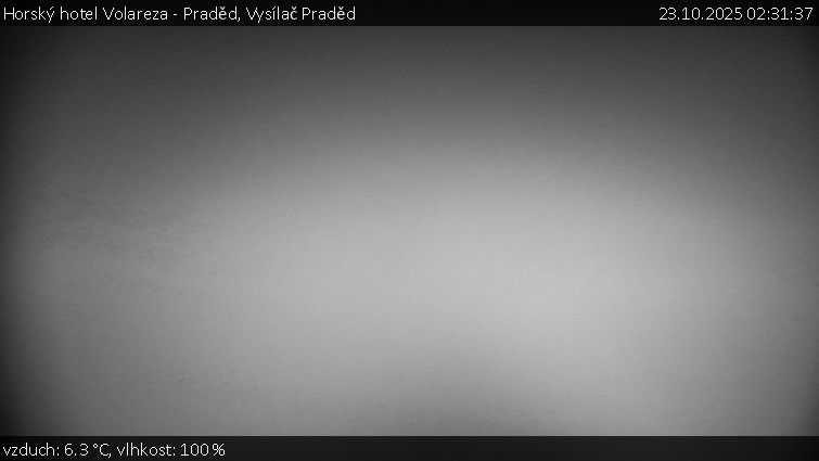 Horský hotel Volareza - Praděd - Vysílač Praděd - 23.10.2025 v 02:31 Horský hotel Volareza - Praděd - Vysílač Praděd - 23.10.2025 v 02:31
