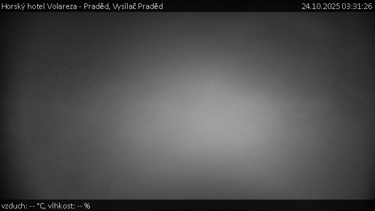 Horský hotel Volareza - Praděd - Vysílač Praděd - 24.10.2025 v 03:31 Horský hotel Volareza - Praděd - Vysílač Praděd - 24.10.2025 v 03:31