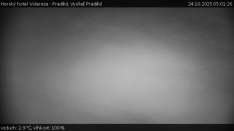 Horský hotel Volareza - Praděd - Vysílač Praděd - 24.10.2025 v 05:01 Horský hotel Volareza - Praděd - Vysílač Praděd - 24.10.2025 v 05:01