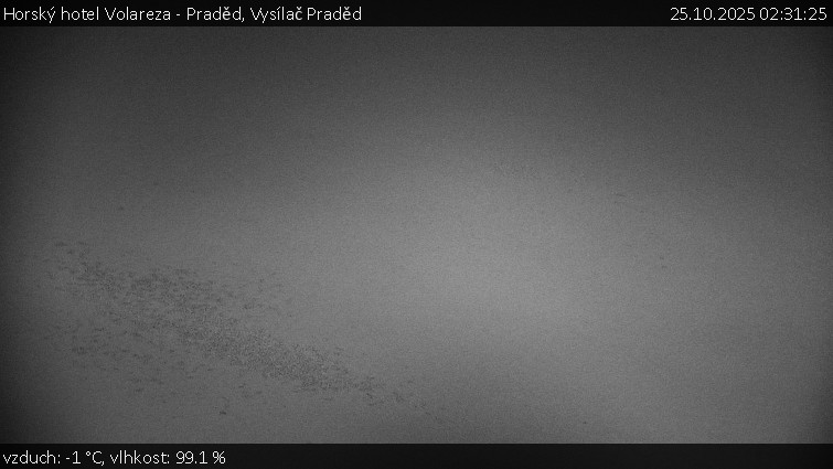 Horský hotel Volareza - Praděd - Vysílač Praděd - 25.10.2025 v 02:31 Horský hotel Volareza - Praděd - Vysílač Praděd - 25.10.2025 v 02:31