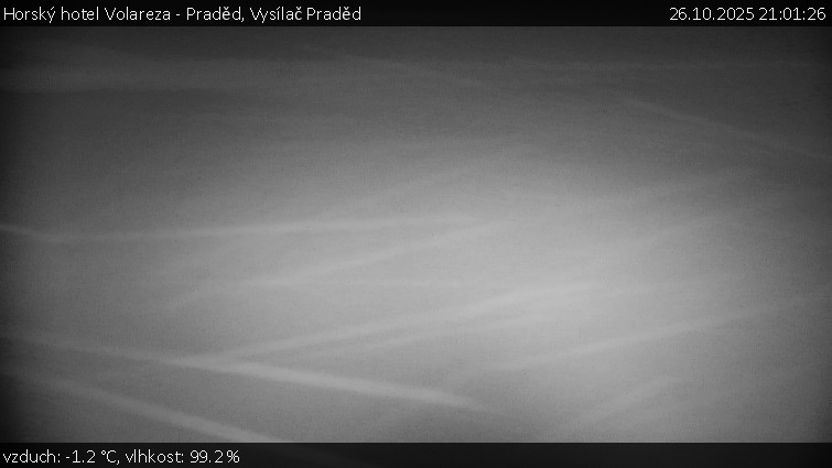 Horský hotel Volareza - Praděd - Vysílač Praděd - 26.10.2025 v 21:01 Horský hotel Volareza - Praděd - Vysílač Praděd - 26.10.2025 v 21:01