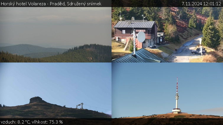 Horský hotel Volareza - Praděd - Sdružený snímek - 7.11.2024 v 12:01 Horský hotel Volareza - Praděd - Sdružený snímek - 7.11.2024 v 12:01