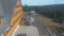 Parkoviště a hlavní vchod