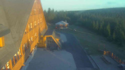 Parkoviště a hlavní vchod